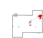 Beckham County Oklahoma incorporated and unincorporated areas Elk City highlighted